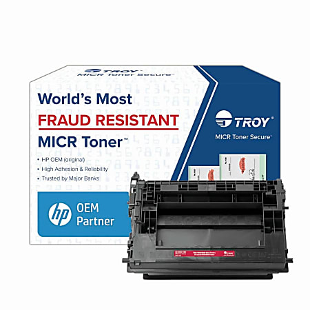 TROY M608/M609 MICR Toner Secure High Yield Cartridge for Check Printing