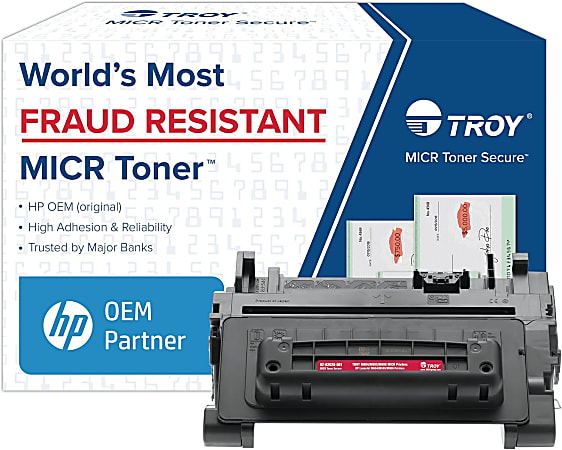 TROY M604/M605/M606 MICR Toner Secure Standard Yield Cartridge for Check Printing
