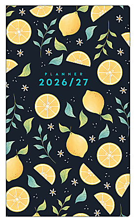 2026-2027 Blue Sky Monthly Stapled Planner, 3-5/8" x 6-1/8", Gilly, January 2026 To December 2027, 155932