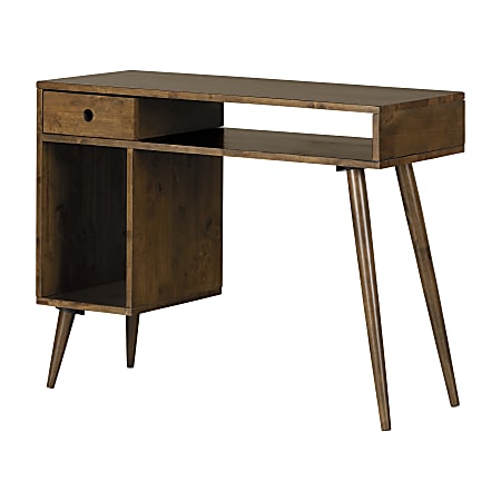 South Shore Kodali 40"W Computer Desk, Natural Walnut