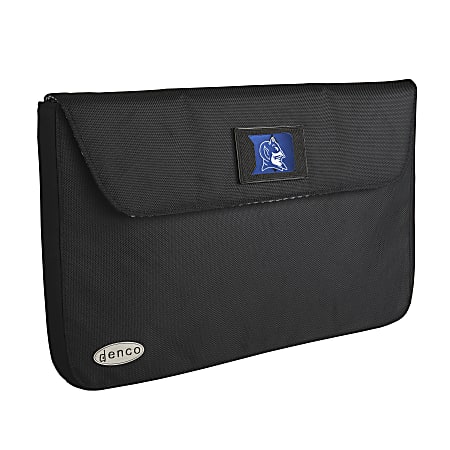 Denco Sports Luggage NCAA Laptop Case With 17" Laptop Pocket, Duke Blue Devils, Black