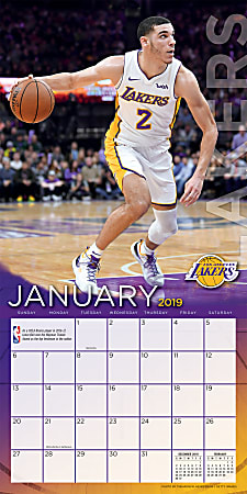 Turner Sports Monthly Wall Calendar, 12