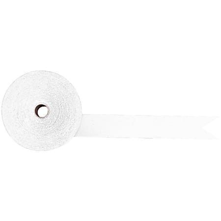 Amscan Jumbo Crepe Paper Streamers, 500', Frosty White, Pack Of 6 Rolls