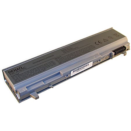 DENAQ 6-Cell 5200mAh Li-Ion Laptop Battery for DELL PRECISION M4400, M2400; DELL LATITUDE E6400, E6400 ATG, E6400 XFR, E6500 - For Notebook - Battery Rechargeable - 11.1 V DC - 5200 mAh - 56 Wh - Lithium Ion (Li-Ion)