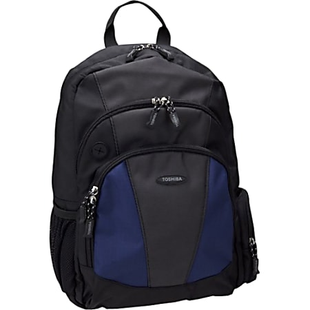 Toshiba Carrying Case (Backpack) for 14.1" Notebook - Black, Blue