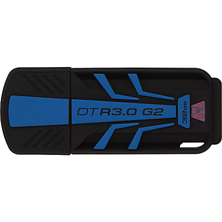 Kingston 32GB DataTraveler R3.0 G2 USB 3.0 Flash Drive - 32 GB - USB 3.0 - 120 MB/s Read Speed - 45 MB/s Write Speed - 5 Year Warranty