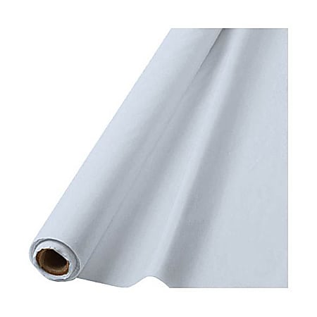 Amscan Plastic Table Cover Roll, 100' x 40", Clear
