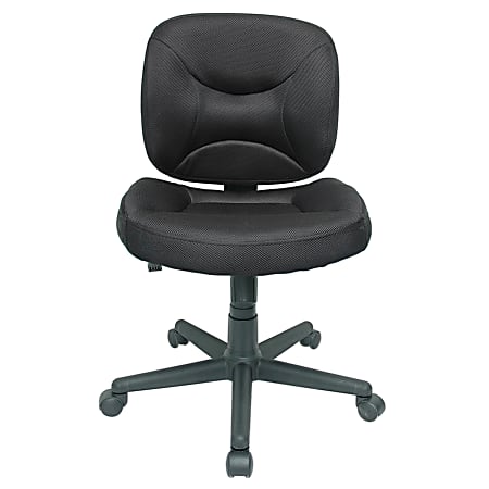 Alvy Low-Back Task Chair, 36 3/5"H x 20 1/2"W x 25 3/16"D, Black