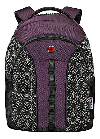 Wenger® Sun Backpack With 16" Laptop Pocket, Fig Reflective