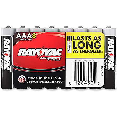 Rayovac Ultra Pro Alkaline AA Batteries - For Multipurpose - AA - 1.5 V DC - 8 / Pack