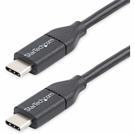 StarTech.com 0.5m USB C Cable - M/M - USB 2.0 - USB-C Charger Cable - USB 2.0 Type C Cable - Short USB C Cable - 1.64 ft USB Data Transfer Cable