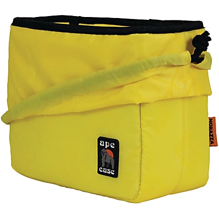 Ape Case Carrying Case Camera, Lens, Camera Flash - Yellow - Nylon - 8.5" Height x 6.5" Width x 3.5" Depth - 1 Pack