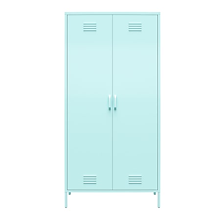Tall metal locker shop cabinet