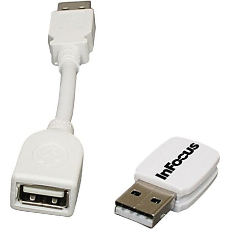 InFocus SP-WIFIUSB-2 IEEE 802.11n - Wi-Fi Adapter for Projector - USB - 300 Mbit/s - 2.40 GHz ISM - External