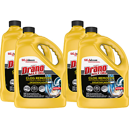 Drano Max Gel Clog Remover 128 Oz - Office Depot