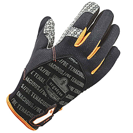 Ergodyne ProFlex 821 Smooth Surface Handling Gloves, Black, Small