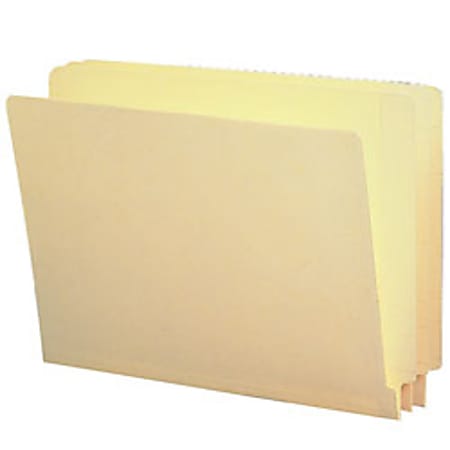 Smead® End-Tab File Folders With Antimicrobial Protection, Straight Cut, Letter Size, Pack Of 100