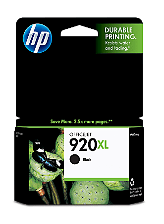 HP 920XL, (CD975AN) High-Yield Black Original Ink Cartridge HP 920XL, (CD975AN) High-Yield Black Original Ink Cartridge