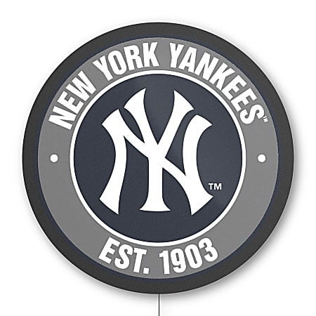 Imperial MLB Establish Date LED Lighted Sign, 23" x 23", New York Yankees