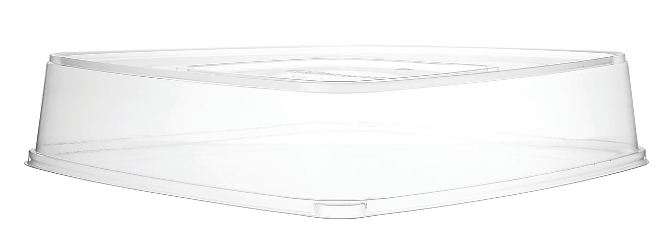 Eco-Products Regalia Sugarcane Tray Lids, 18" x 18", White, Pack Of 50 Lids
