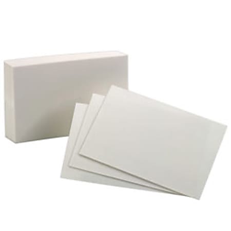 Office Depot® Brand Index Cards, Blank, 4" x 6", White, Pack Of 300