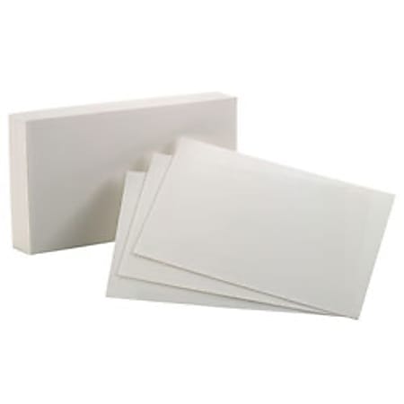 Office Depot® Brand Index Cards, Blank, 5" x 8", White, Pack Of 300