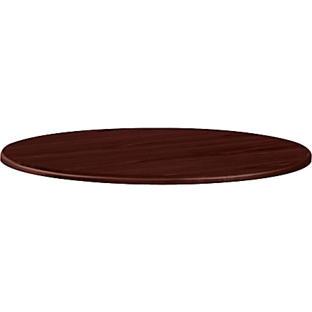 HON® 42" Round Conference Table Top, Mahogany