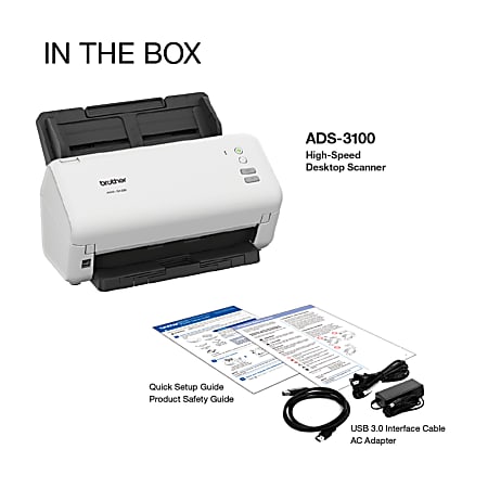 Brother Compact Portable Color Desktop Scanner ADS 1200 - Office Depot