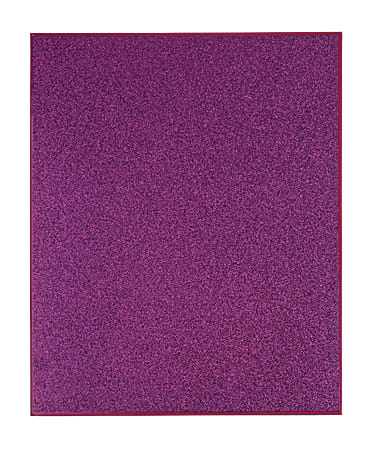 Office Depot® Brand Portfolio, Glitter, 9 5/8" x 11 3/4", Purple
