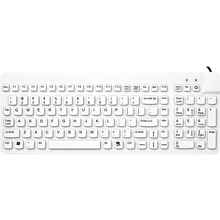 Man & Machine Premium Full Size Waterproof Disinfectable Keyboard - Cable Connectivity - USB Interface - ECOOLMAGR5