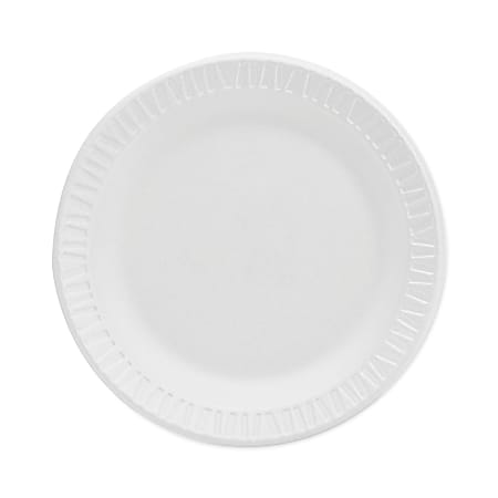 Dart® Concorde® Dinnerware Concorde Non-Laminated Foam Plate, 6" dia, White,125/Pack, 8 Packs/CT