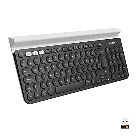 Logitech® K780 Multi-Device Wireless Keyboard, Full Size,