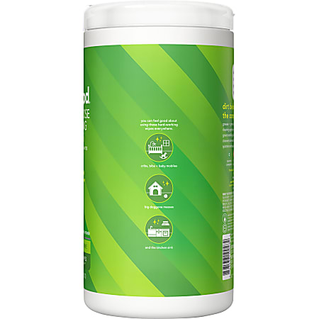 Method All Purpose Cleaning Wipes 3 x 4 Lime Seasalt Scent Green