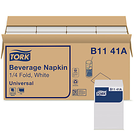 Tork Universal Napkin, 1-ply, White - B1141A