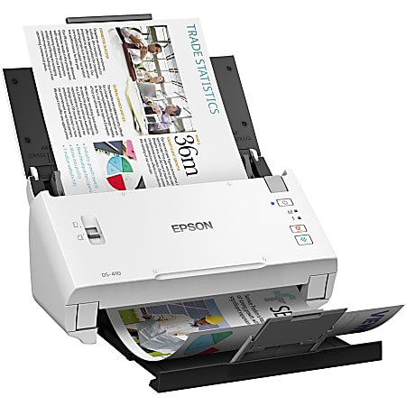 Epson DS 410 Sheetfed Scanner 600 dpi Optical 48 bit Color