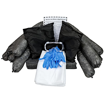 Hospeco TaskBrand® Universal Spill Kit, Unscented, 20 Gallon, Gray