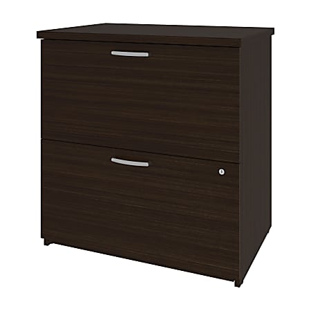 Bestar Universel 20&quot;D Lateral 2-Drawer File Cabinet, Dark