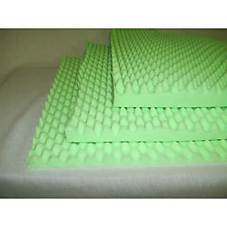 Convoluted Foam Hospital Bed Pads, 3"H x 32" W x 72"D