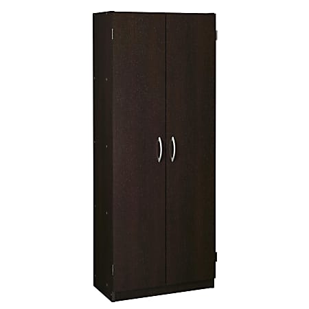 Ameriwood™ Home SystemBuild Flynn 2-Door Storage Cabinet, 4 Shelves, Espresso