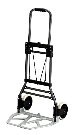 Safco® Stow-Away® Medium-Size Hand Truck, 275 Lb. Capacity, 7" Wheels