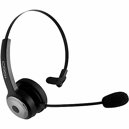 Wireless Headset with Integrated AI Noise-Cancelling Microphone - Stereo - Wireless - Bluetooth - 32.8 ft - Over-the-head - Binaural - Noise Canceling