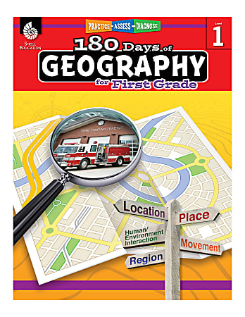 Shell Education 180 Days Of Geography, Grade 1