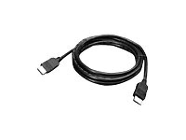 Lenovo HDMI To HDMI Cable - 6.56 ft HDMI A/V Cable for Audio/Video Device - First End: 1 x 29-pin HDMI Type B Digital Audio/Video - Male - Second End: 1 x 29-pin HDMI Type B Digital Audio/Video - Male