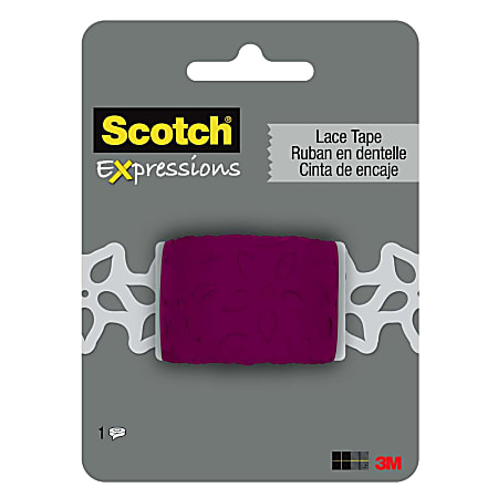 Scotch® Expressions Washi Tape, 1.19" x 13&#x27;, Purple