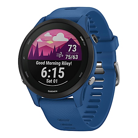 Garmin Forerunner 255 Running Smartwatch, Tidal Blue