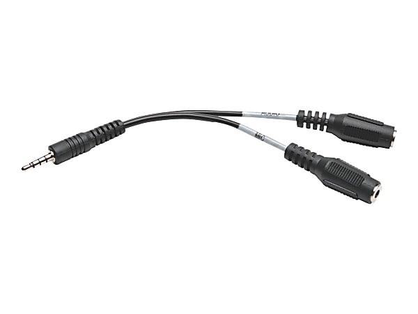 Ativa 3.5mm Auxiliary Audio Cable 6 Black 26917 - Office Depot