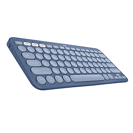 Logitech K380 Multi-Device Bluetooth Keyboard for Mac with Compact Slim Profile - Blueberry - Keyboard - Bluetooth - blueberry