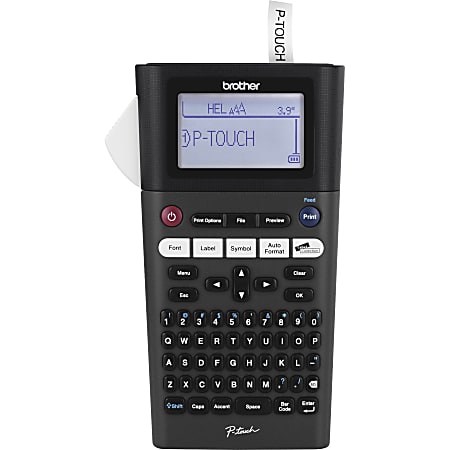 Brother P Touch PT H300 Handheld Label Maker Black - Office Depot