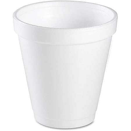 Dart Insulated Styrofoam Drinking Cups White 10 Oz Box Of 25 - Office Depot