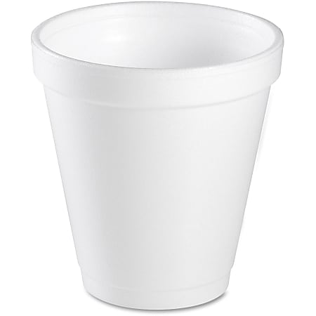 Dart® Insulated Styrofoam Drinking Cups, White, 10 Oz, Box Of 25